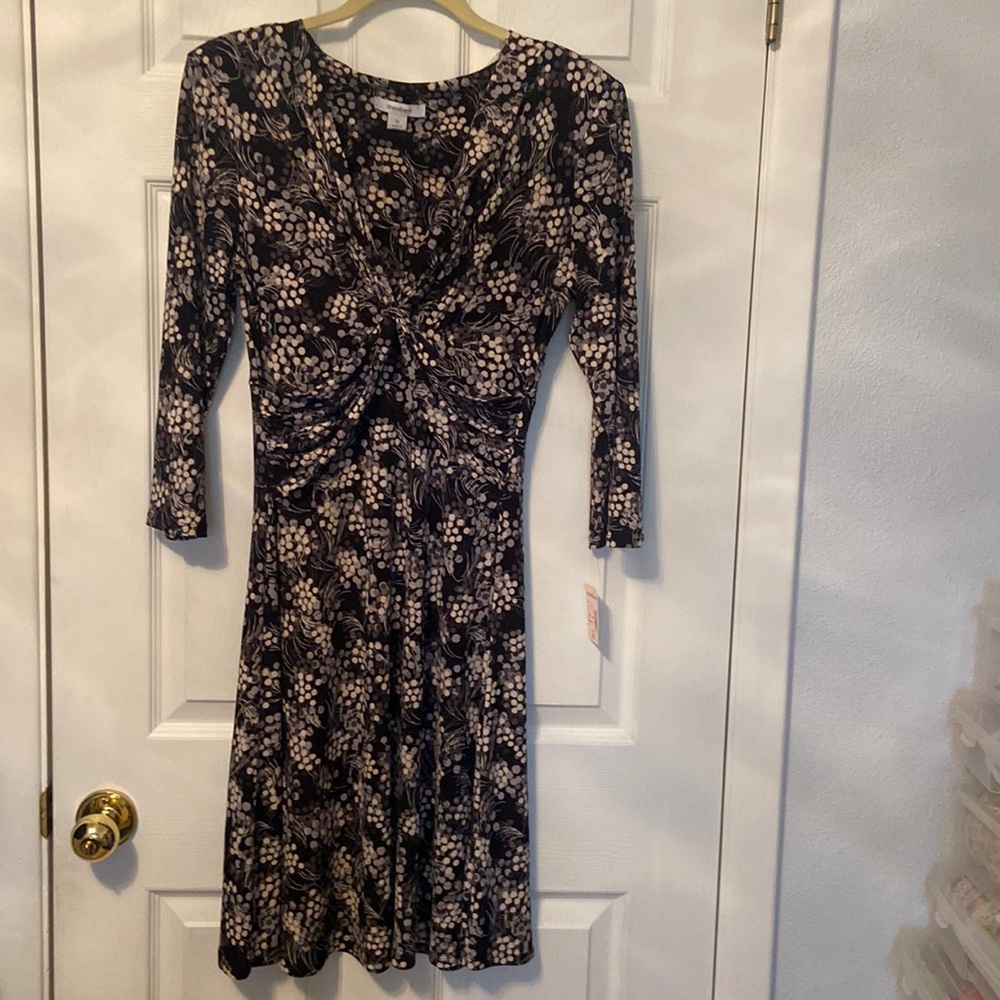 Dressbarn size 10 long sleeved dress, new with tag (NWT)